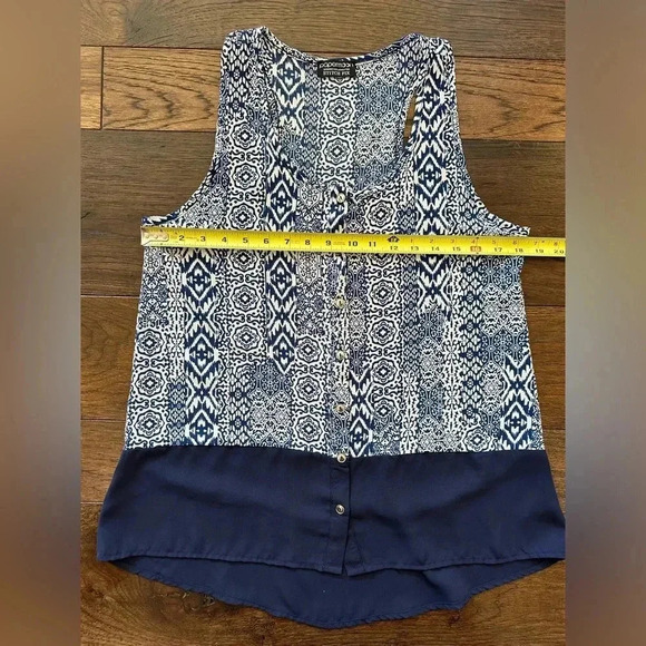 Papermoon Navy Tank Top- Medium - Picture 3 of 6